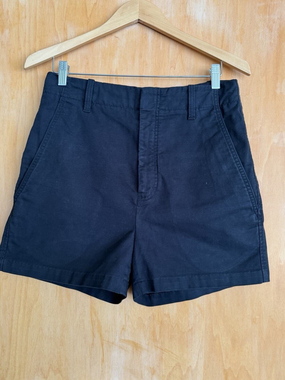 VINCE Utility Shorts Size 10 Black High Rise